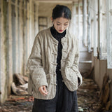 Tie-dyed Quilted Warm-keeping Clothing Cotton Jacket