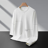 Men's Loose Round Neck Casual Versatile Pullover Sweatshirt