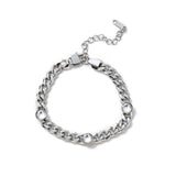 Electroplating Gold Hip-hop Titanium Steel Bracelet Necklace Color Protection