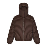 Profile Coat Detachable Hat Collar Thickened Cotton Padded Coat