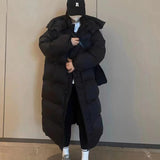 Cream Mid-Length Down Jacket for Women - High-End Winter Coat