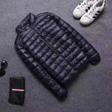 Men's Lightweight Cotton-Padded Jacket with Hood