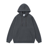 Simple Letter Embossed Pullover Loose Sweater Men's Clothing