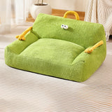 Pet Nest Multi-Color Cute Wind Cartoon Cat Nest Dog Nest Sofa Nest Suitable Small And Medium-Sized Cats And Dogs Four Seasons Washable Small Pet Bed