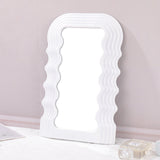 Wave Desktop Makeup Mirror for Entrance Decoration