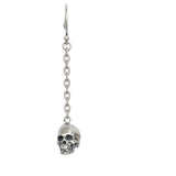 S925 Sterling Silver Skull Eardrops
