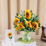 3d Stereoscopic Greeting Cards Creative Bouquet Stereoscopic Greeting Cards