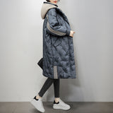 Winter Ladies Fashion White Duck Down Western Style