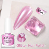 Quick-dry Metallic Mirror Nail Polish, No Baking Required