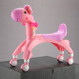 Silent Wheel Musical Walker, Cartoon Ride-On Toy