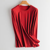 Long-Sleeved Round Neck Autumn T-Shirt