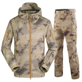 Men's Waterproof Camouflage Fishing Jacket and Pants Set
