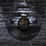 Car Fashion Vinyl Record Creative Wall Clock