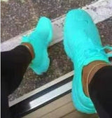 New Thick-soled Fly-woven Mesh Large Size Outdoor Breathable Sneakers