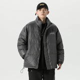 2020 Men's Winter Plain Down Jacket with Letter Design