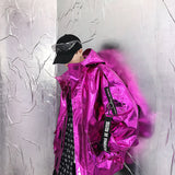 New Stylish Men's Leather Jacket with Stand Collar