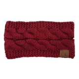 European And American Knitted Hairband Wool Variegated