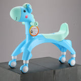 Silent Wheel Musical Walker, Cartoon Ride-On Toy