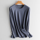 Long-Sleeved Round Neck Autumn T-Shirt