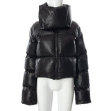 Snap-on Scarf Coat Warm-keeping Cotton Clothing