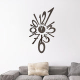 Creative DIY Decoration Fashion Wall Clock Wall Sticker Digital Clock