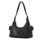 Womens Large-Capacity Casual Leather Shoulder And Crossbody Bag