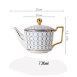 Luxury Household Heat Resistant Fashionable Ceramic Kettle