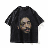 Vintage Streetwear Graffiti T-Shirt for Men