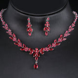 Simple White Bride Zircon Set Women