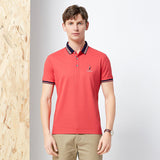 Rego Men's Business Polo Shirt - Summer Solid Color T-shirt