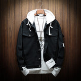 Hooded Denim Jacket