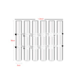 Test Tube Clear Glass Vase For Plant Bottle Flower Pot Hydroponic Container Decor Wedding Party Floral Hinged Flower Vases Home Decor