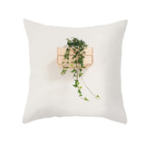 Tropical Plants Pillowcase Decor