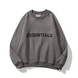 Essentials Hoodie Women and Men Reflective Letters