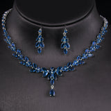 Simple White Bride Zircon Set Women