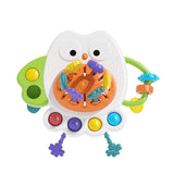 Cute Rocket Rattle Teething Toy for Infants