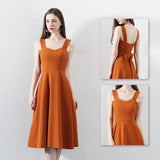 Chic Suspender Evening Dress