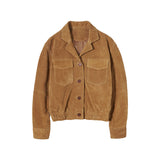 French Suit Turn-down Collar Coat Women's Clothing