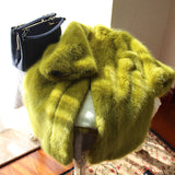 Loose Mid-length Mink Coat Furry Faux Fur