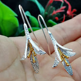 Lily Plated S925 Silver Color Earrings