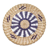 Woven Straw Wall Decor Round Living Room Ornament Wall Hanging
