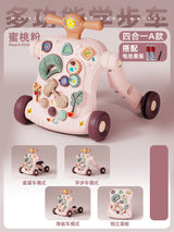 Multifunctional Baby Walker with Anti-Tip Design