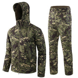 Men's Waterproof Camouflage Fishing Jacket and Pants Set