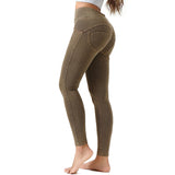 Denim Peach Hips Casual Sweatpants