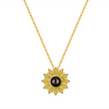 S925 Sterling Silver Sunflower Necklace