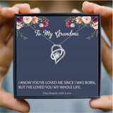 Four-Leaf Clover Lucky Necklace Mother's Day Gift Box Gift