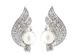 Valentine's Day Gift Angel Wings Pearl Ear Clip