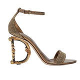2020 New Metal Letter High Heel Sandals for Women
