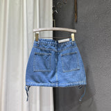 Women's Fashion Tooling Denim Skirt