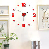 Creative Digital Luminous Clock Personal Household Diy Wall Clock